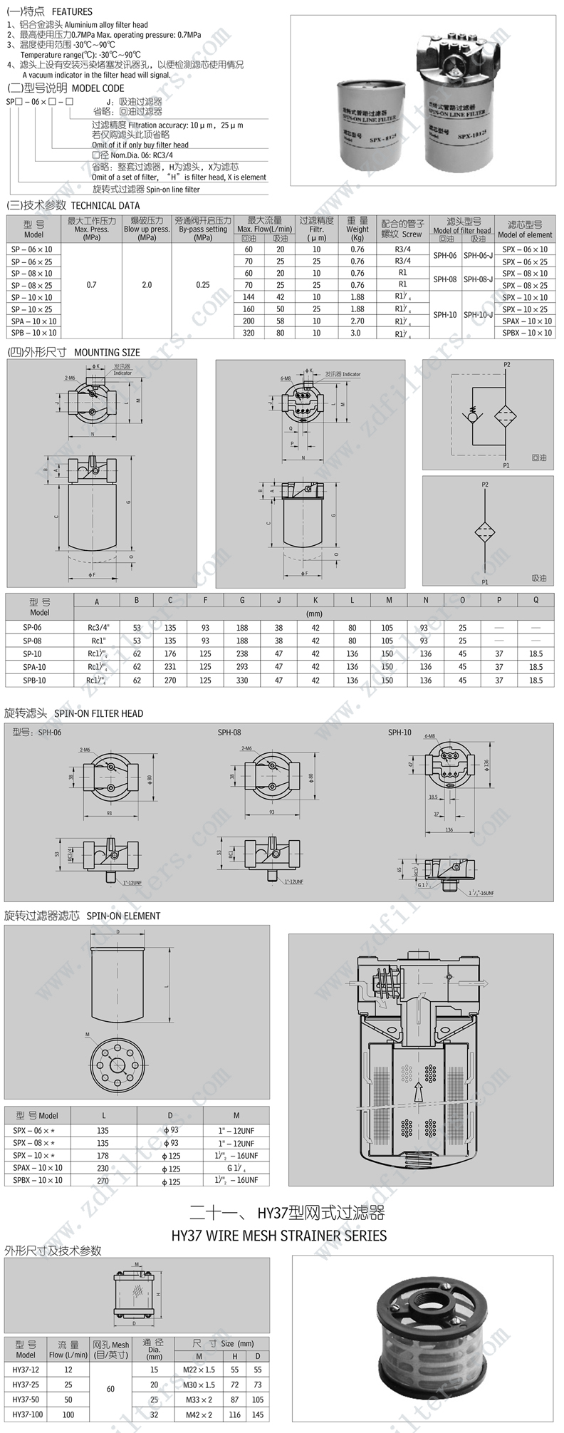 SP旋轉式過濾器描述-水印